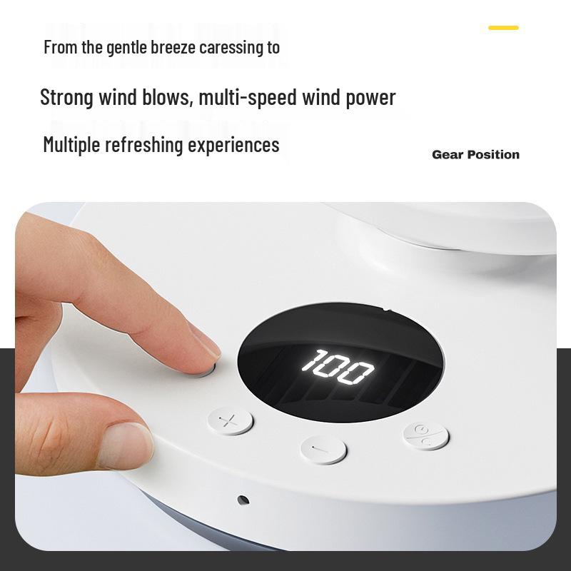 Jingcai Silent Convection Air Circulation Fan for Desktop Cooling
