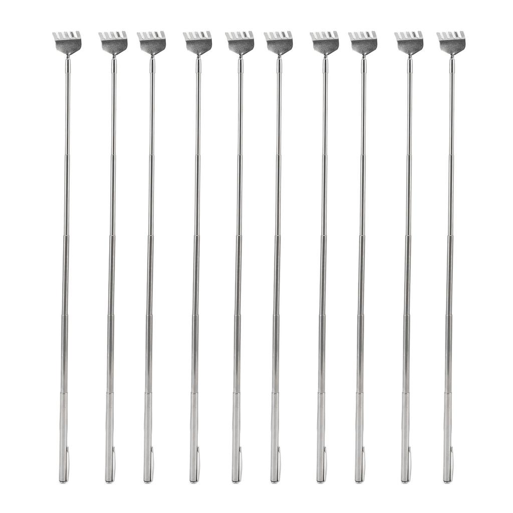 10pcs Back Scratcher Extendable Mini Portable Foldable Back Scratcher Telescoping with Pocket Clip