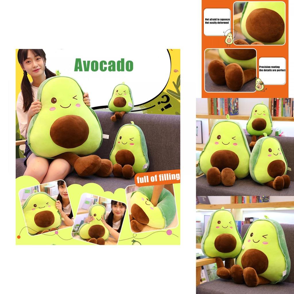 Fun And Soft Avocado Plush Toy For Kids Skin-friendly And Super Comfortable!