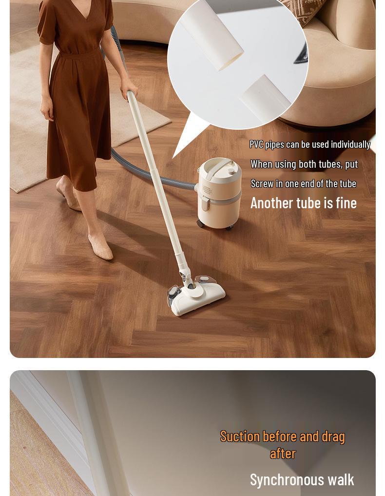 Large Power Wet/Dry Multi-Purpose Household & Commercial Stainless Steel Bucket Vacuum Cleaner