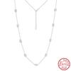 ORSA JEWELS 14K Gold 925 Sterling Silver Pearl Choker Necklace with 7-8mm Handmade Baroque Pearl Tiny Chain for Women GPN97