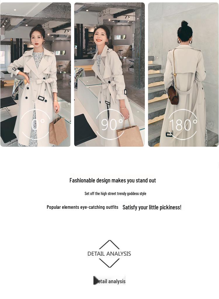 Women's British Style Slimming Trench Coat - Autumn 2025 Edition