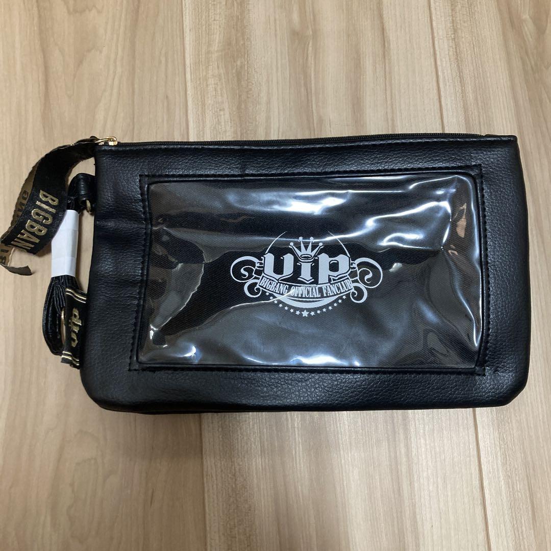 

[USED] BIGBANG black pouch with transparent pocket