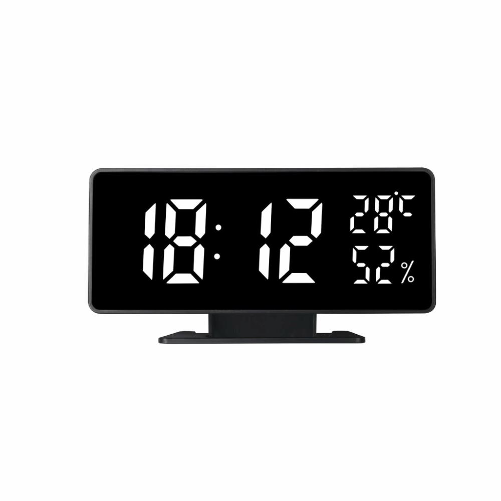Snooze Desktop Table Clock Dual Alarm Bedside LED Clock Digital Alarm Clock  Home Decor