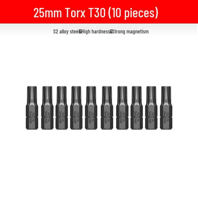 Compact Electric Screwdriver Bit Set: Phillips, Slotted, Torx, Hex, Strong Magnetic Power Drill, S2 Magnetic Bits.