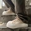 58161 Summer Couple Canvas Shoes Platform Heightening Casual Big Head Shoes Guochao Niche Versatile Comfortable Board Shoes
