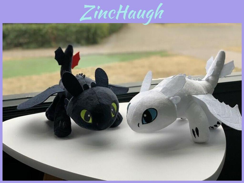 Soft Plush How To Train Your Dragon Toothless Night Fury Toy Available In Various Sizes Perfect For Anime Fans