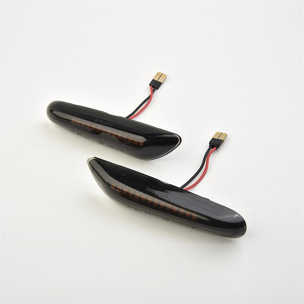 Smoke LED Side Marker Light Kit Turn Signal Lamp For BMW E90 E91 E92 E93 E46 E60