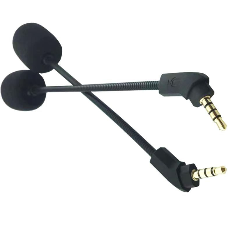 Replacement Game Mics Microphone Boom 3.5mm for HyperX Cloud Revolver S Microphone PC Gaming Headsets Mic Boom Accessory