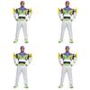Buzz Lightyear Cosplay Costume For Kids Unisex Design Featuring Vibrant Green Lycra Fabric