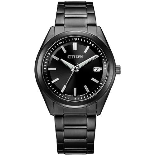 CITIZEN COLLECTION Radio-Controlled Men's Watch - Simple 3-Hand, Blue Dial, Eco-Drive, Water Resistant