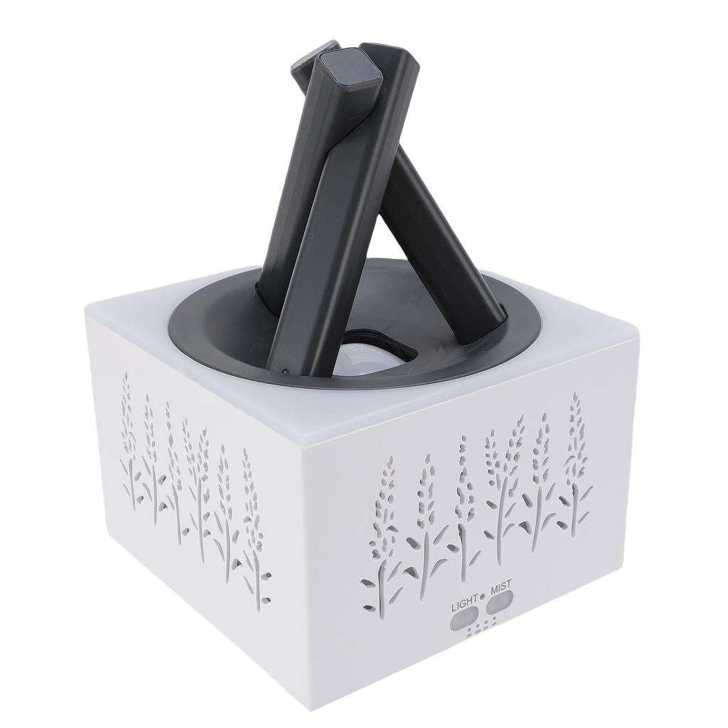 Essential Oil Diffuser with Colorful Light Silent Humidifier for Family Home Room Hollow Design