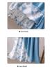 Yunnan Tie-Dye Lace-Up V-Neck Summer Dress for Women