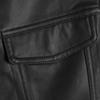 Stand Collar Sleeveless Men Waistcoat Faux Leather Buttons Closure Pockets Motorcycle Jacket Vest Male Clothes