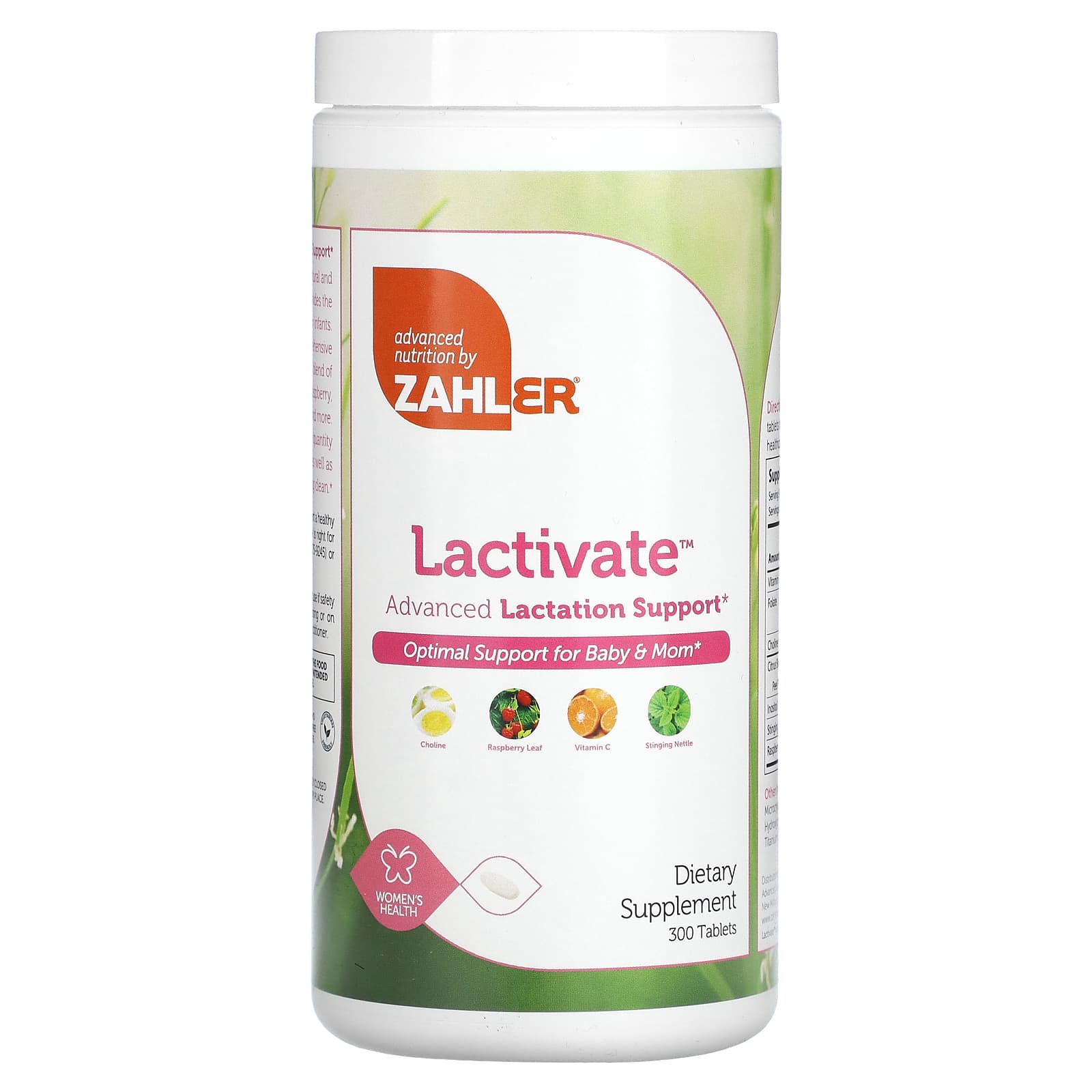 

Zahler, Active Advanced Lactation Supplement, 300 Tablets