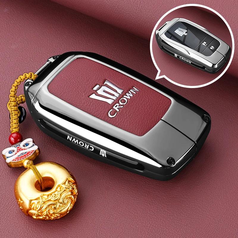 ANW1 2024 Toyota Crown Land Cruiser Key Set 14th Generation Special Product 13 Luxury Edition Automotive Parts 12 Buckle Case for Men