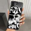 Jujutsus Fushiguro Toji Harte PC-Handyhülle Für Samsung Galaxy Z Flip 7 6 5 4 3 Schwarz ZFlip7 ZFlip6 Flip5 Flip4 Flip3 5G Druck Co