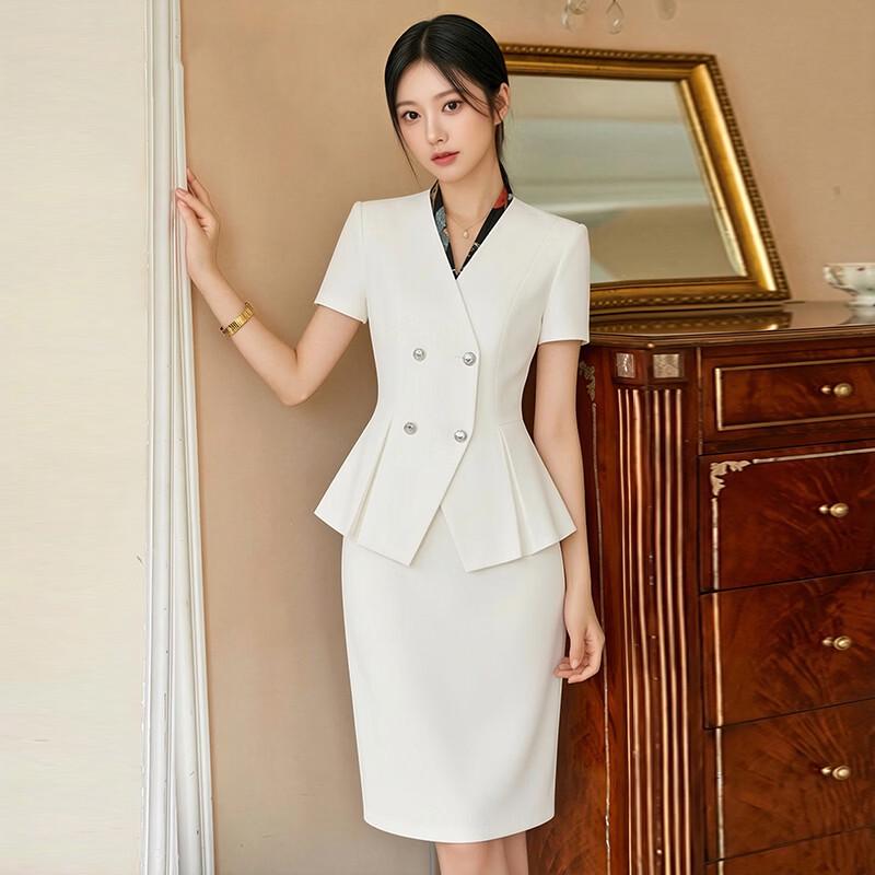 Women's Summer Short Sleeve Professional Suit
