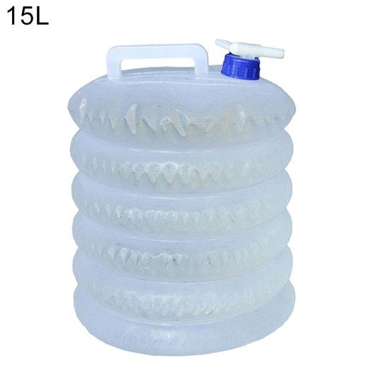 Borsa Secchio Pieghevole per Acqua 5/10/15L Contenitore Bottiglia per Esterno Campeggio Escursionismo