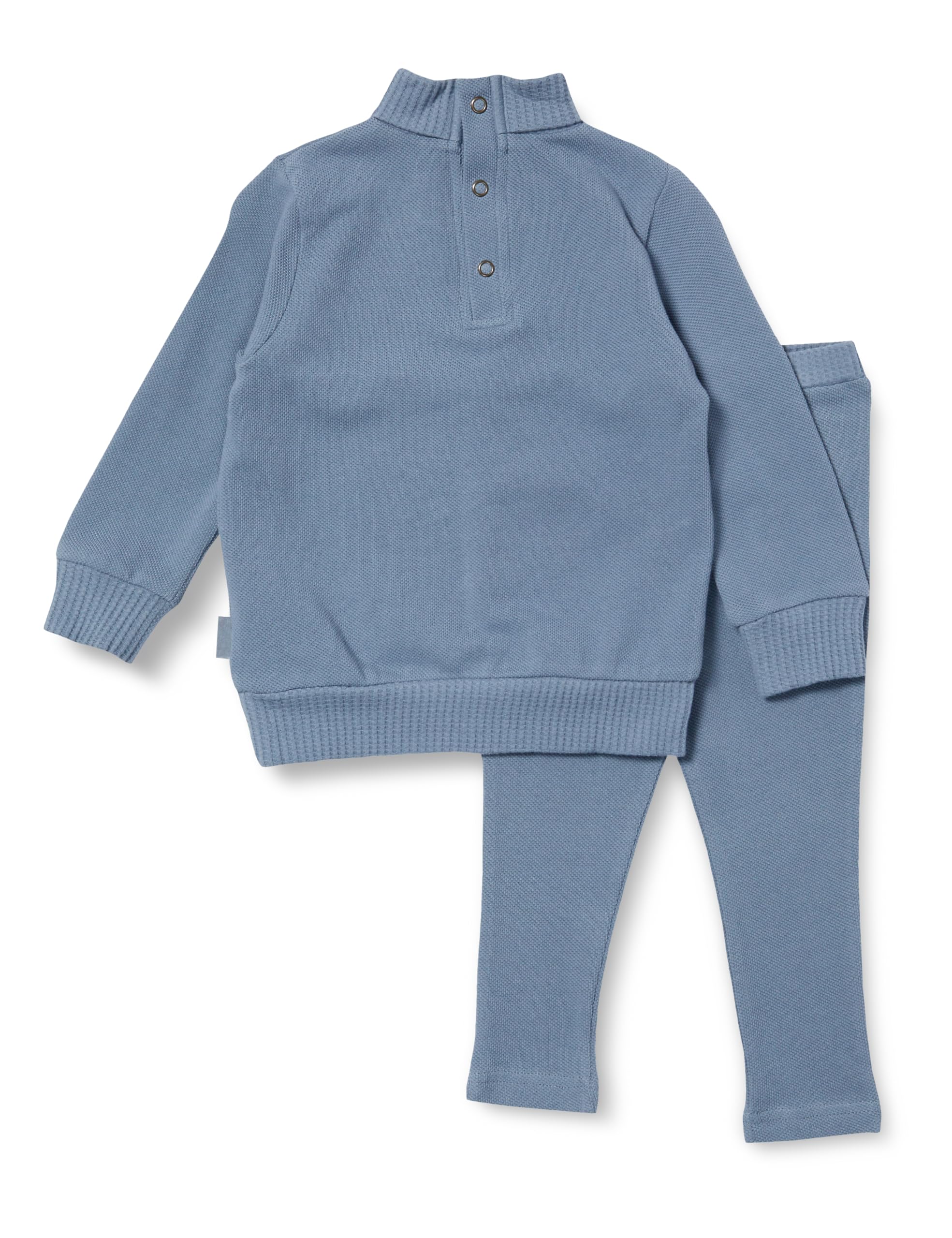 

Organic Pique Sweater Pant Set Pool [L ovedbaby] Mock-Neck & 12-18m