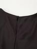 Autumn/Winter Lace Trim Cut-Out Waist Patchwork Dress for Women