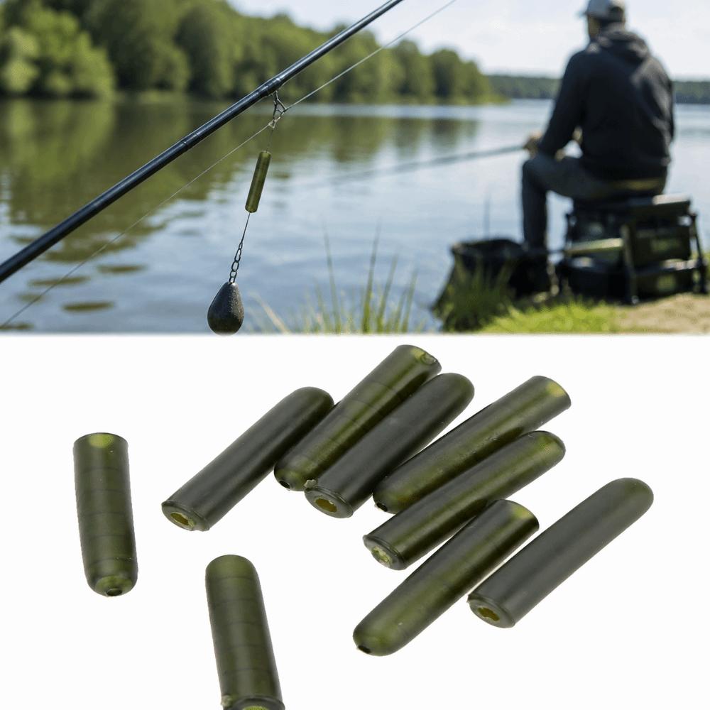 50PCS 26mm Length Carp Rig Sleeves TPR Fishing Hook Link Tubing Sleeve Carp Fishing