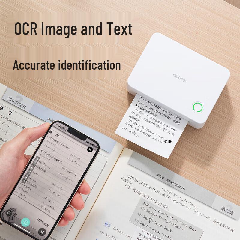 

Deli X5S Portable Thermal Learning Printer CN plug (adapter included)