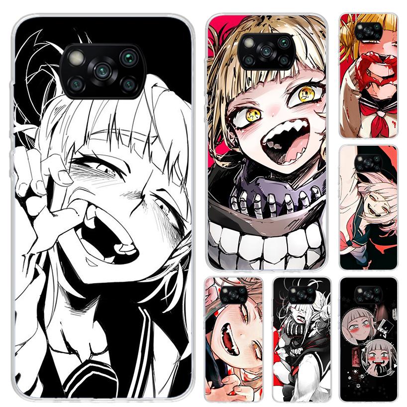 Himiko Toga Waifu Anime MHA Phone Case for Xiaomi Poco X5 X6 X7 Pro F7 Ultra M7 Redmi 15 15C 13 13C 12 12C 10 10A 10C 9 9A 9C 9T