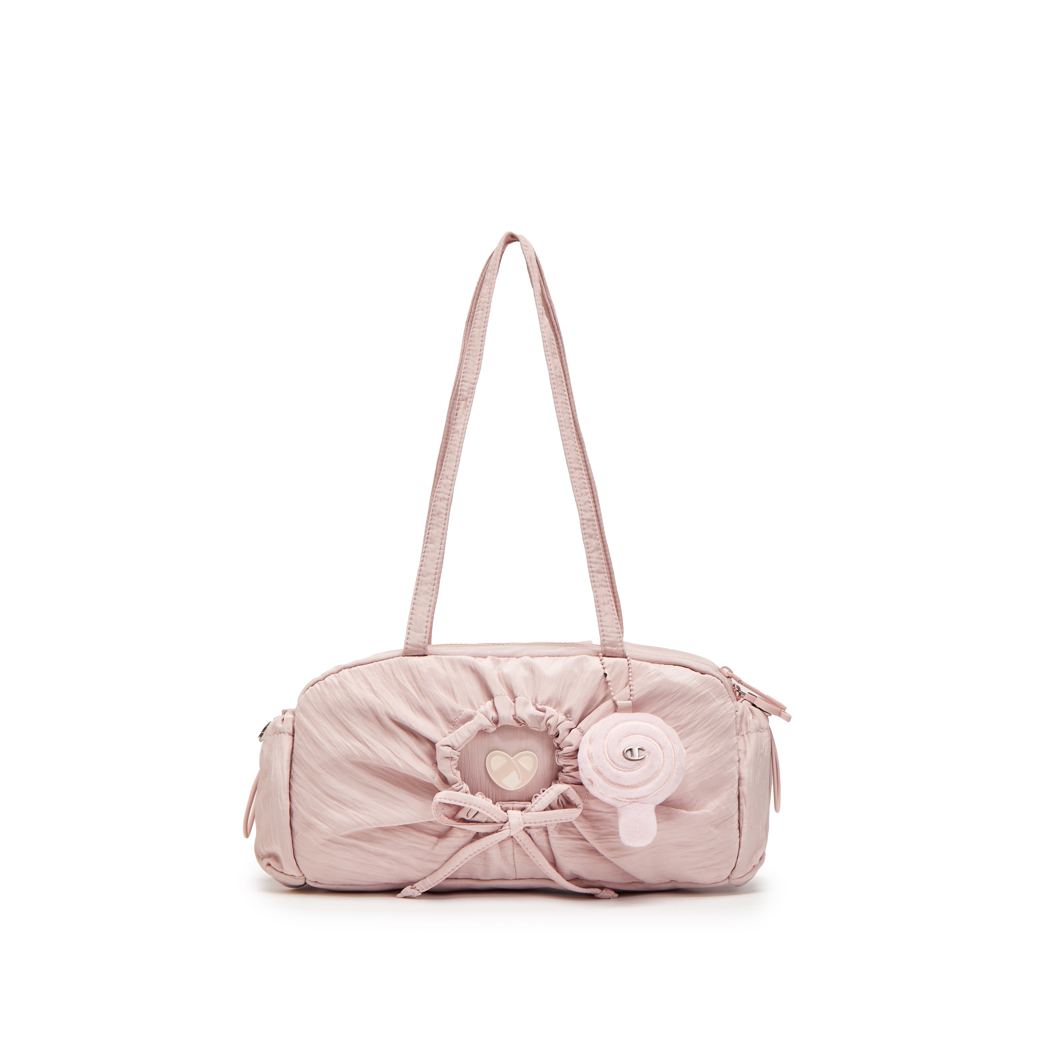 Champion Candy Baguette Bag Valentines Day Series Heart Cute Nylon Corded Pocket SS25 Sport Versatile Casual Fabric Shoulder Bag Unisex bags U5CACPU43 Dreamy Venice