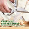 Multifunctional Heavy-Duty Kitchen Shears New,Heavy Duty Kitchen Scissors for Food with Ergonomic Handle,High-Carbon Steel Culinary Shears for Chicken