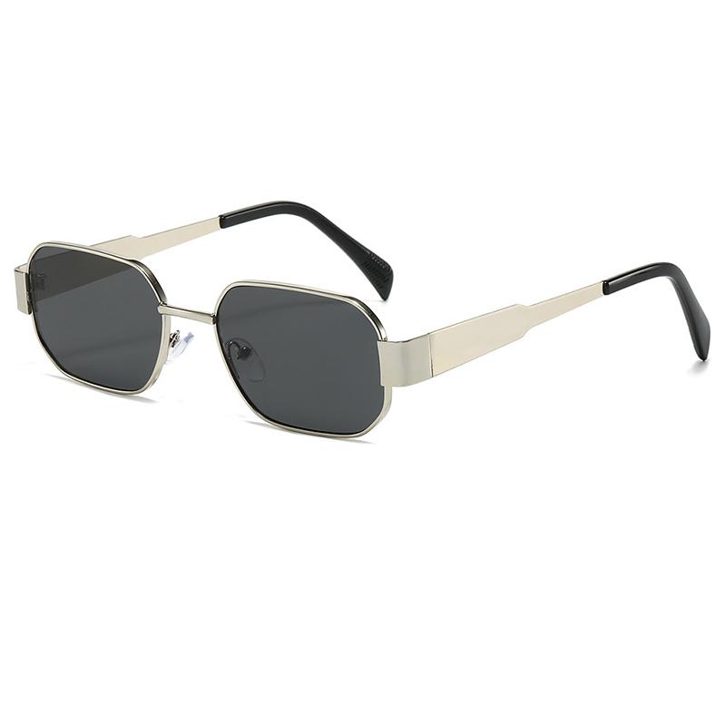 Fashion Simple Square Sunglasses for Men Women Classic Vintage Design Hip Hop Casual Metal UV400 Sun Glasses Unisex Eyewear 2026