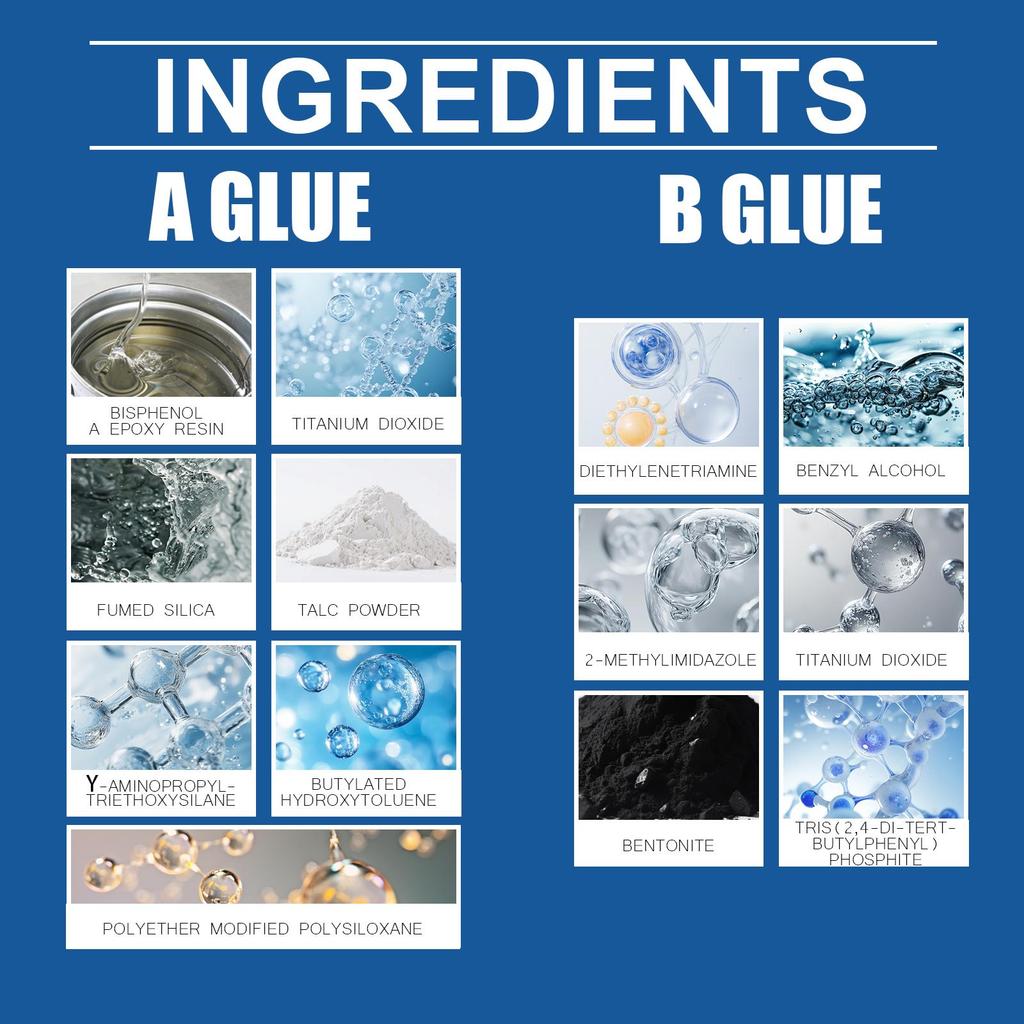 Jaysuing Tile Repair Paste Toilet Marble Floor Tile Pit Repair Crack Patching Hole Bonding Paste