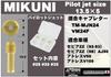 POSH Motorcycle Equipment Pilot Jet 3 Oversized Pilot Jet Set Mikuni TM-MJN24 | VM24F (13.5X5-A/Mikuni Large) 775902-10