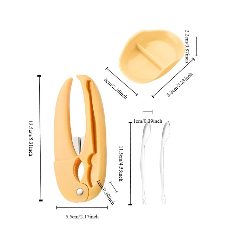 4Pcs/Set Professional Crab Cracker Set Stainless Steel Crab Eating Pick Set Restaurant