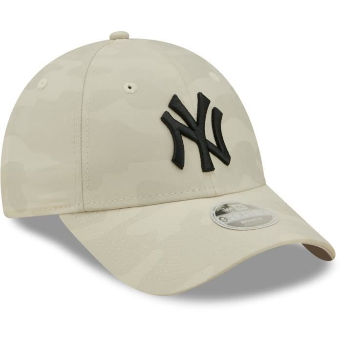 Casquette New Era 9Forty Femme - New York Yankees Stone Beige Camo - 100% Coton