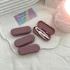 Candy Color Contact Lens Case Kit Portable Retro Contact Lens Inserter Frosted Finish with Tweezers and Suction Stick