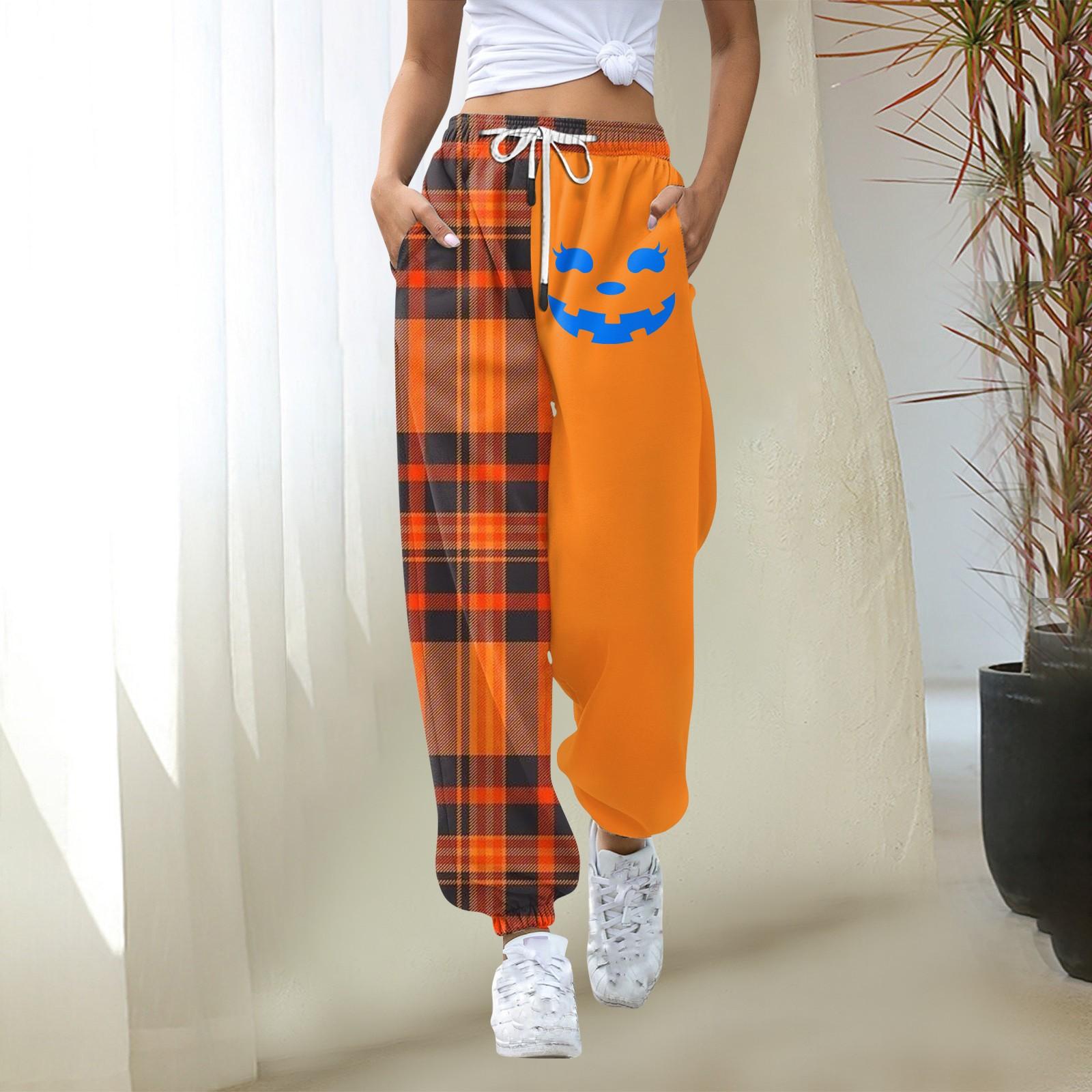 

Женские повседневные модные рождественские принты, повседневные брюки с эластичной резинкой на талии и завязками на шнурке XL синий