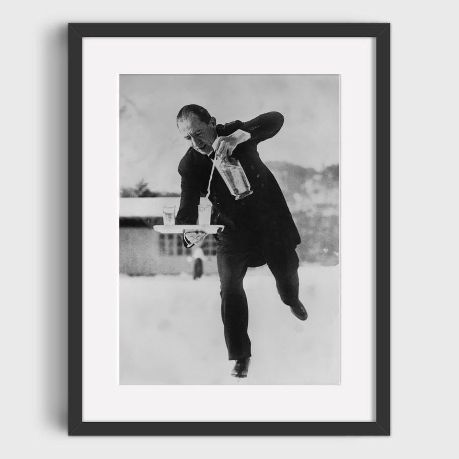 Vintage Ski Photo Print Road Gap Skier Jumps Girls Car Canvas Painting Winter Sports Skiing Art Poster Ski Home Lodge Wall Decor