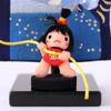 Ningyo no Kodomoya Honten Indoor Koinobori Carp Streamer Hanging Decoration Kintaro Extra Small 48cm with Wooden Stand Boys Day May Festival