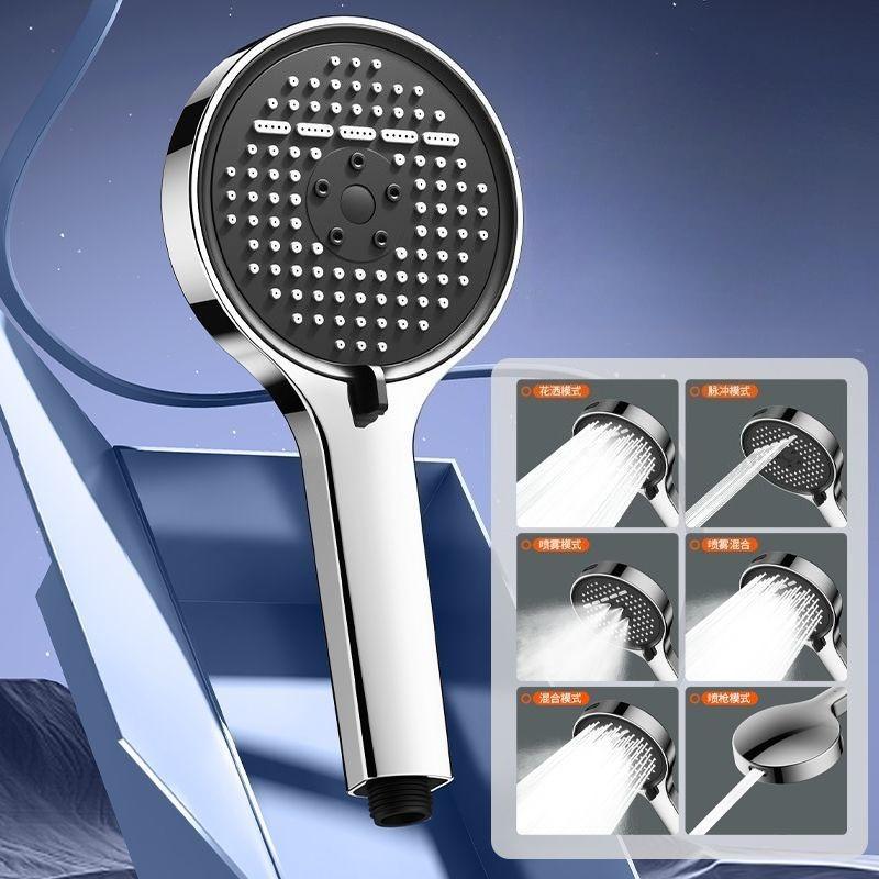 Pressure-Boosting Shower Head with Large Panel, High-Pressure Handheld Lotus Nozzle, Coarse Pores, Universal Spray Head