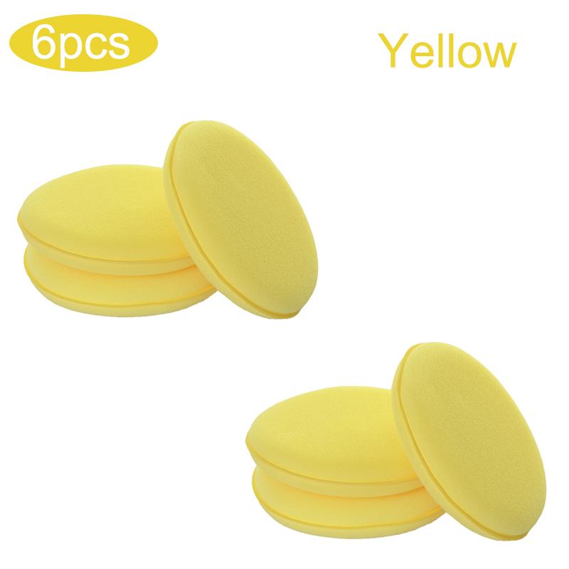 

Круглый автомобильный восковой полироль с высокой плотностью пены для чистки губка для мойки деталей автомобиля аппликатор для мойки деталей