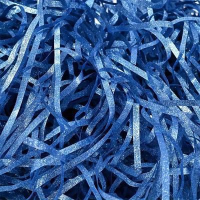 500g/pack Colorful Sparkling Shredded Crinkle Raffia Paper Raffia Stuffing Diy Wedding Party Gift Box Candy Material Packaging Filling Crepe Paper