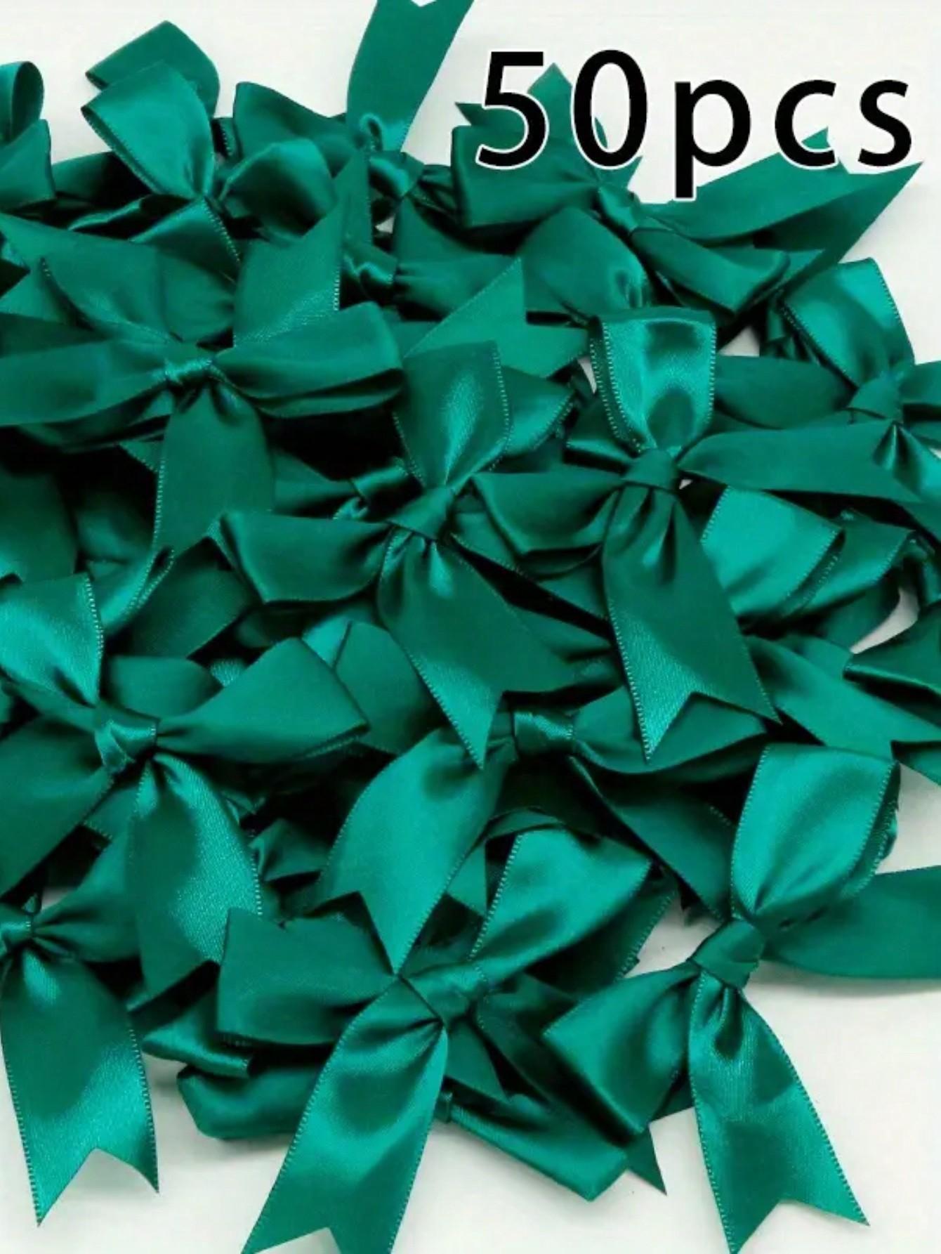 

50pcs, ribbon bow craft bow pink white floral gift tie wedding decoration bow bow DIY birth party baking decoration S