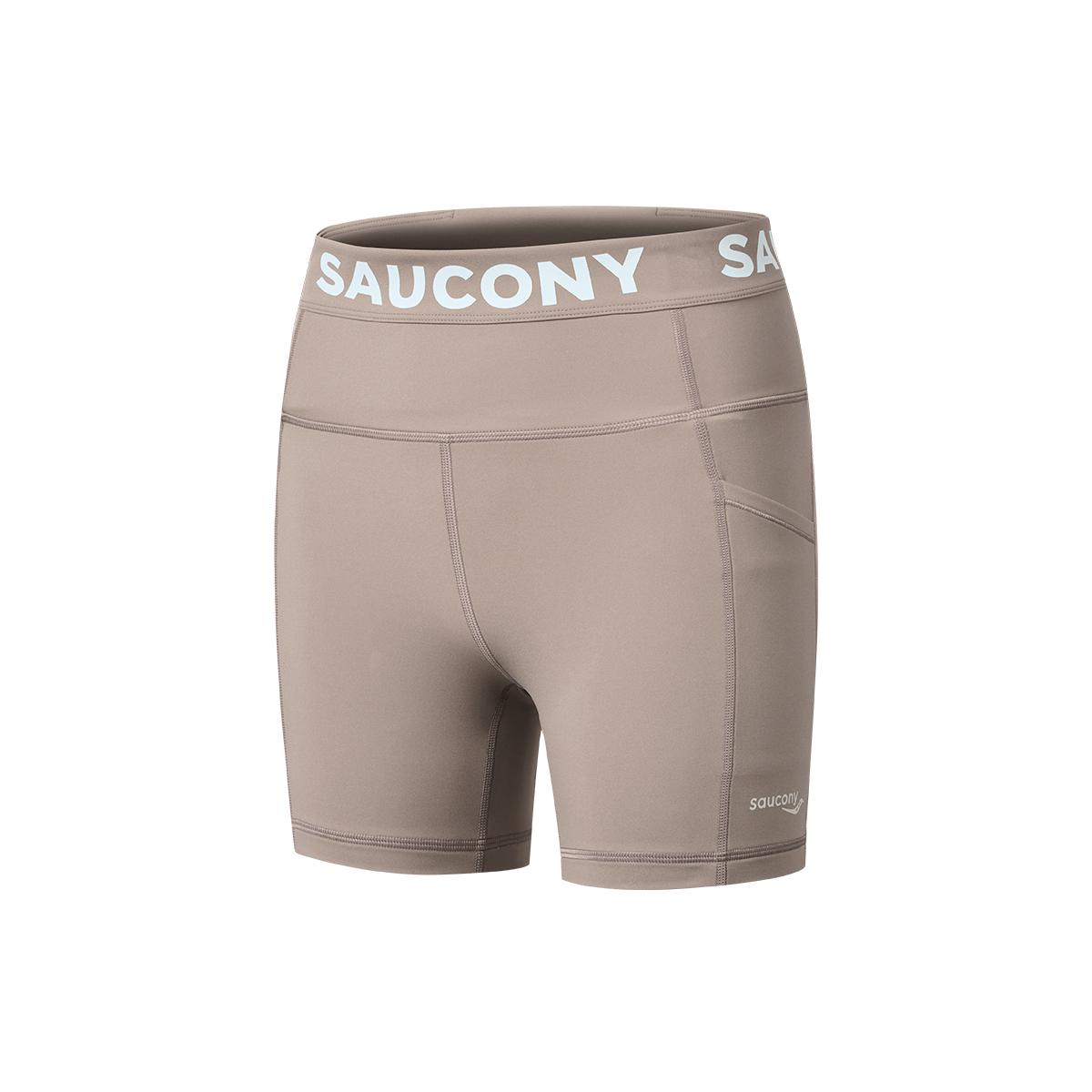 Saucony Slim Fit Fashion Comfortable Mid Waist Sports Shorts Women shorts SA1269LG41T-CO097 S