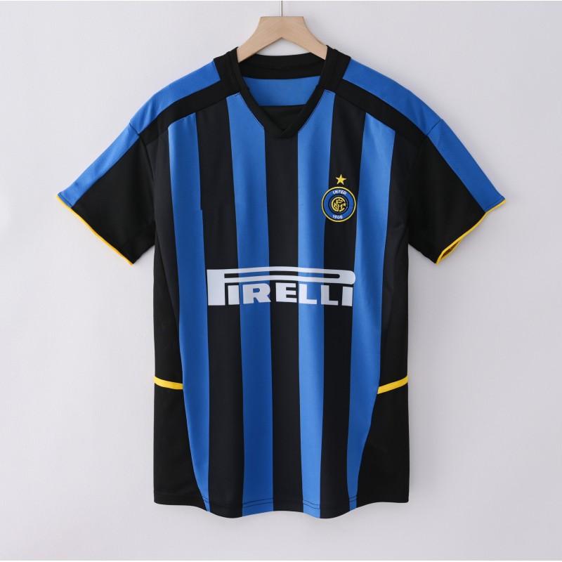 Camiseta de Aficionado Retro del Inter de Milán Camiseta de Fútbol Clásica Edición Vintage de la Plantilla Uniforme de Fútbol para Hombre