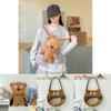 Cute Cartoon Plush Itabag Backpack With Breathable Material And Adjustable Straps For Casual Outings