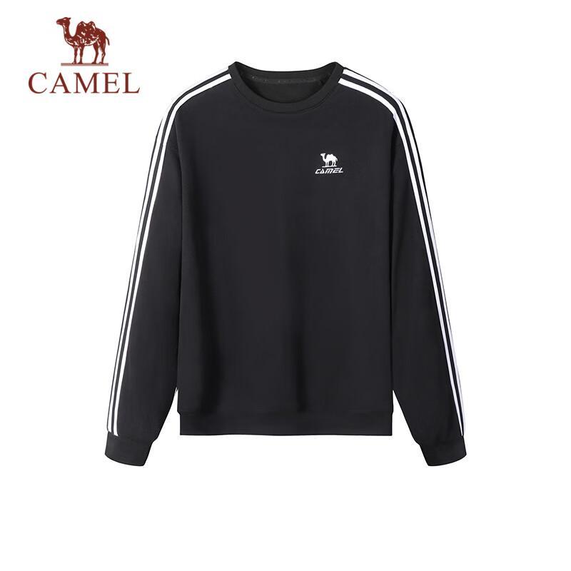 CAMEL Women's Casual Round Neck Pullover Sweatshirt