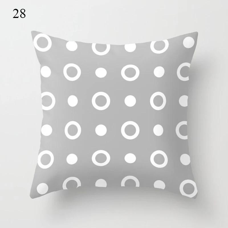 Grey series family pillowcase square  home office cushion cover