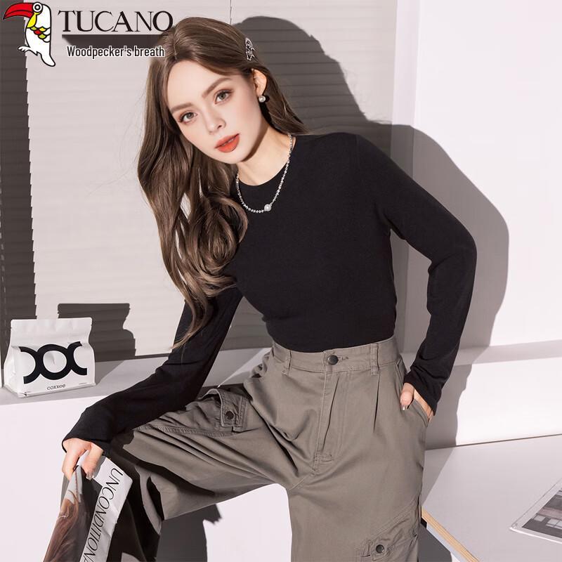 Women's Stand Collar Long Sleeve Base Layer T-Shirt