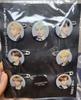 BTS Bangtan Wing Tour Acrylic Badge Set (Wings Corn, Suya Seokjin, Jimin, V)